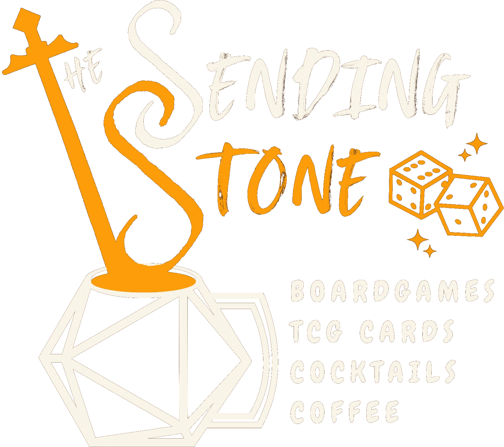 The Sending Stone — boardgames, TCG cards, cocktails, coffee